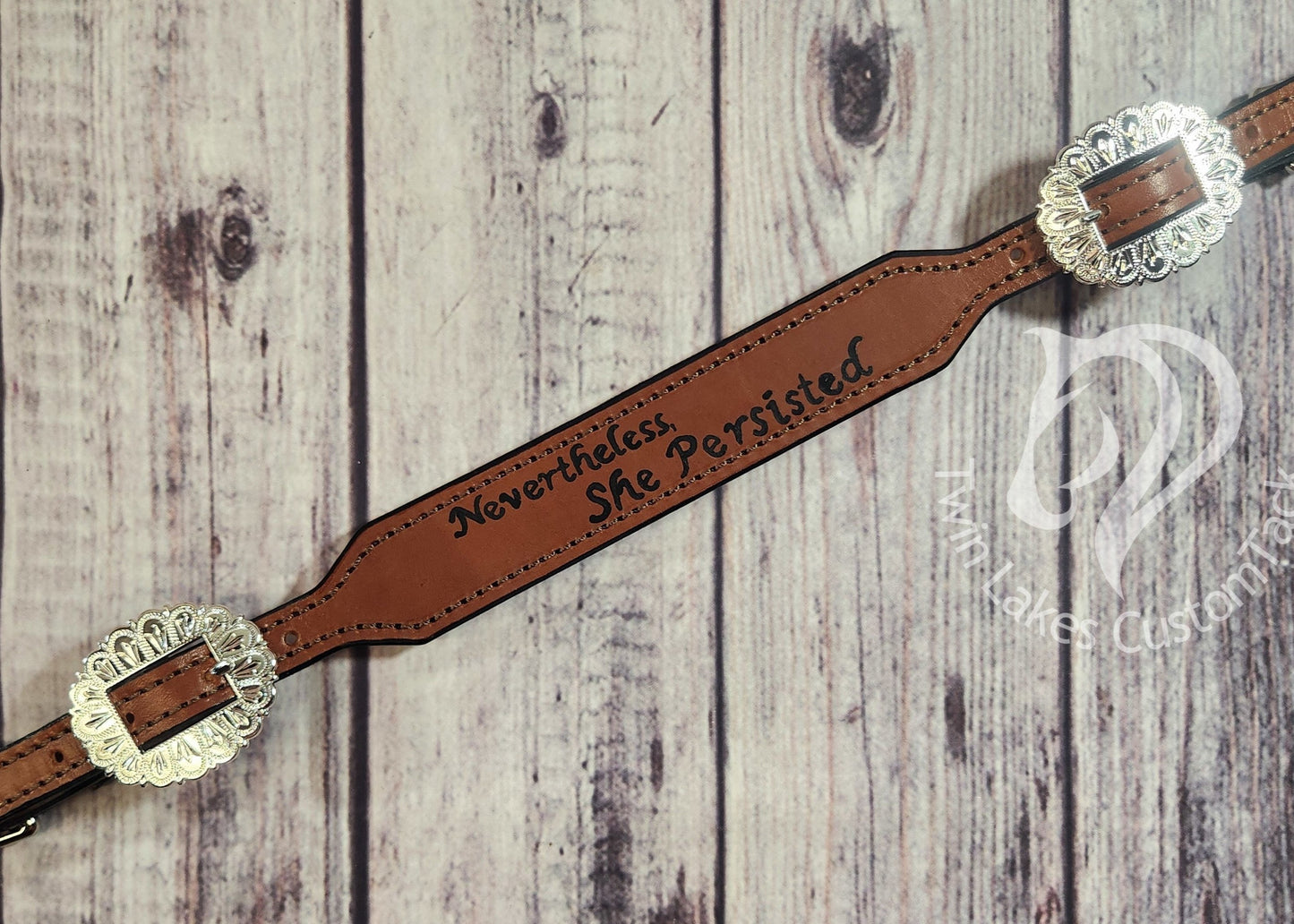 Wither Strap - Nevertheless on Medium Brown Leather